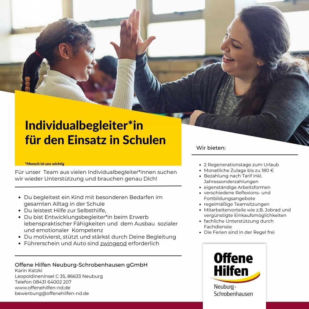 Individualbegleiter Schule III