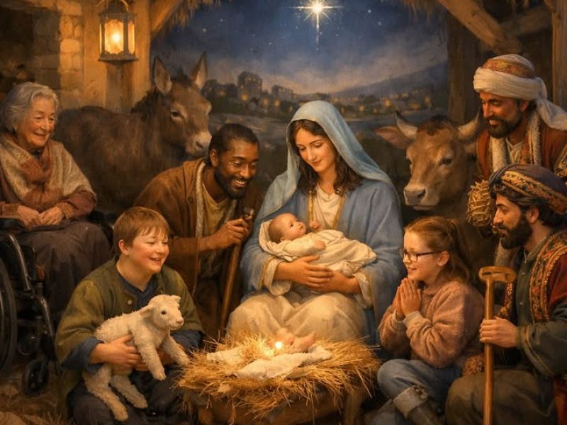 Dekoratives Bild eines Instagram Posts der Offenen Hilfen