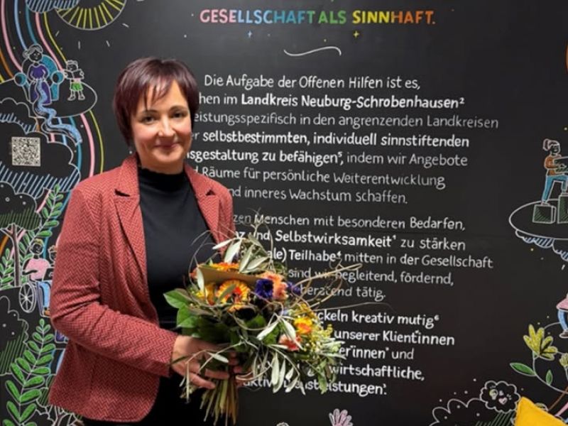 Dekoratives Bild eines Instagram Posts der Offenen Hilfen