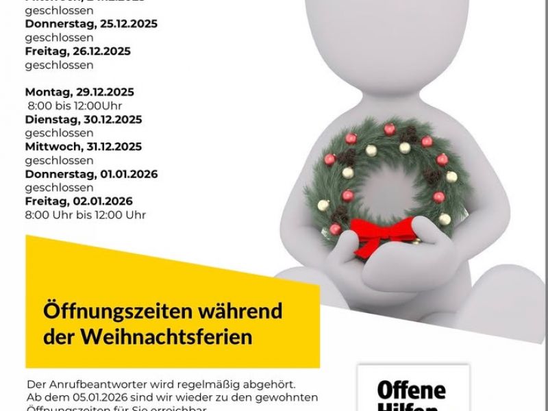 Dekoratives Bild eines Instagram Posts der Offenen Hilfen