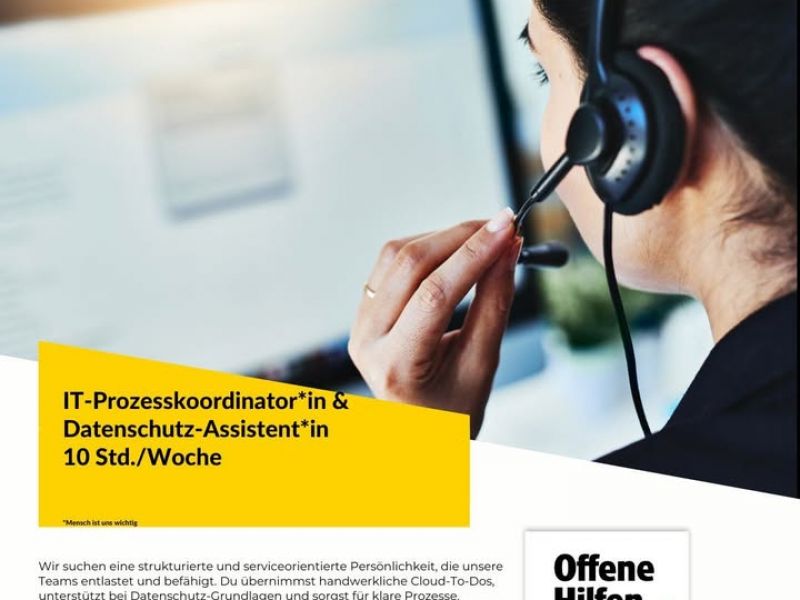 Dekoratives Bild eines Instagram Posts der Offenen Hilfen