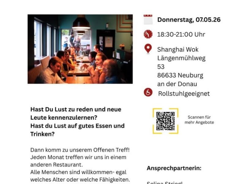 Dekoratives Bild eines Instagram Posts der Offenen Hilfen