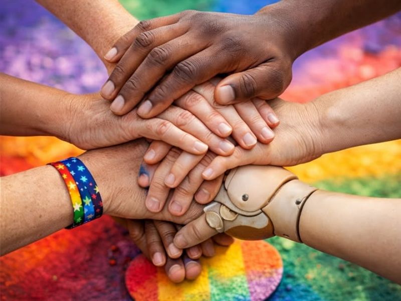 Dekoratives Bild eines Instagram Posts der Offenen Hilfen