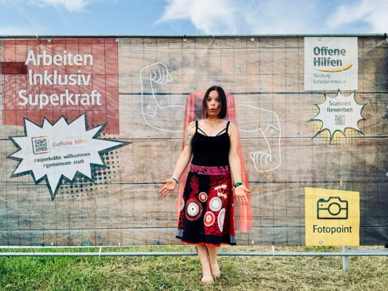 Dekoratives Bild eines Instagram Posts der Offenen Hilfen